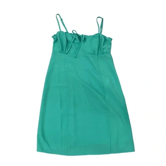 ONLY - ONLNOVA LIFE STRAP ALEXA DRESS SOLID PTM GREEN SIZE XS NWT Sun Dress - Picture 4 of 14